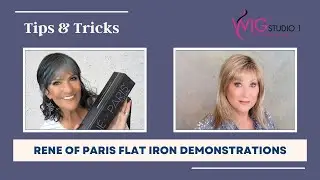Rene Of Paris HOT COMB/FLAT IRON Demo | Tips & Tricks | MARLENE'S WIG & CHAT STUDIO & CRAZY WIG LADY