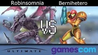 Smash Bros. Ultimate - Gamescom2018 - Ridley (Robin) vs Samus (Bernihetero) [Final Destination]