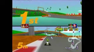 Jugando Mario Kart 64 Amped Up [MOD] con MauroX1