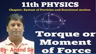 11th Physics, System of Particles and Rotational motion, Torque or Moment of Force 