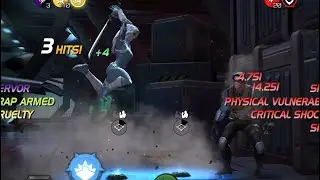 MCOC - Buffed Silver Sable vs ROL Winter Soldier