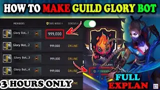 FREE FIRE LIVE - MY B21 GAMING Free Fire Guild Glory Bot 😱 | Unlimited Glory Trick (100% Working) 🔥