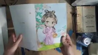Flip through of all my Chinese Adult Coloring Books
