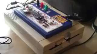 Commodore 64 IECHost demonstration video (based on ATMega32)