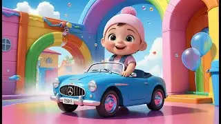 Rainbow Car Wash Color | Fun Color Learning Nursery Rhyme for Kids | Baby Learning Song
