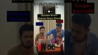 Jujubee song recording session #shorts #youtubeshorts #jujubee #jailer #superstar #jaileraudiolaunch