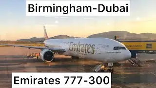 Trip Report | Emirates 777-300 | Economy class Review Birmingham To Dubai