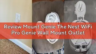 Review Mount Genie The Nest WiFi Pro Genie Wall Mount Outlet Holder Stand (3-Pack) | Lowest Profile