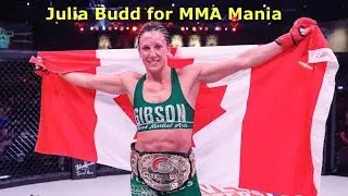 Julia Budd Interview Before Cris Cyborg at Bellator 238
