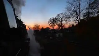 Adventskalender 14 / 24 - Auf dem Jumbo in die Nacht! 44 1486 im Werratal. F&uuml;hrerstandsmitfahrt.