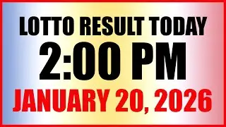 Lotto Result Today 2pm Draw January 20, 2026 Swertres Ez2 PCSO