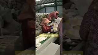 High output baby diaper leftover materials recycling machine,separating SAP,non woven,fluff pulp