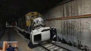 GTA5 GAMEPLAY IN PC TRAIN VS CAR  #rinkuuplive