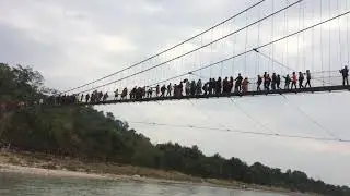 Jhapa domuka jhulingey bridge visit Nepal 2020