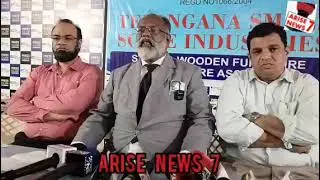PressMeet of Telangana Small Scale Industries,Steel& wooden Furniture Manufacture AssnAt Press Club 