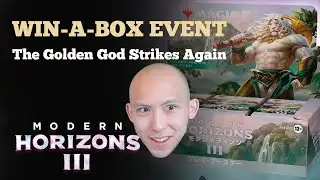 The Golden God Strikes Again | Win-A-Box Event | Modern Horizons 3 Sealed | MTG Arena