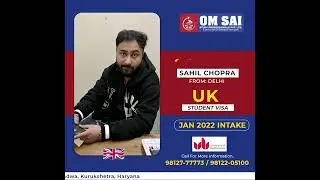 Sahil Chopra (#delhi) got #UK #study #visa #gap #2022 #omsaioverseas