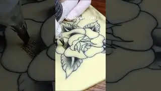 Tattoo shading with 7RM #tattoo #tattootutorial #shorts