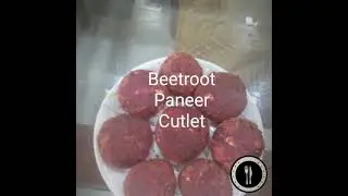 Beetroot Paneer Cutlet