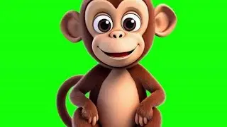 Monkey#cute video#kid video#monkey dance AI video monkey 