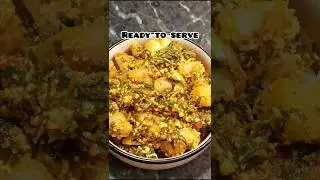 Aloo Palak ki Sabji | #aloopalaksabji #palakaloo #palakaloosabji #food #cooking #shorts |