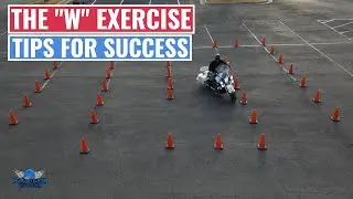 Slow Speed Motorcycle Exercise-The W Known As The Maze