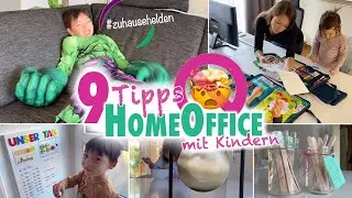 STRESSFREI Homeoffice mit Kindern | 9 Tipps | #zuhausehelden | mamiblock