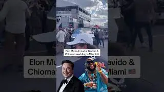 Elon Musk😳at Davido&rsquo;s Wedding ? Wow😳😲🔥 #skojey #davido #elonmusk