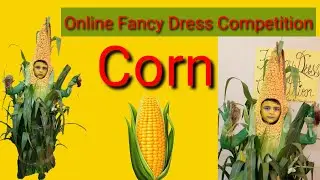 Online Fancy Dress Competition as a Corn🌽🌽
