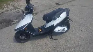 49cc wildfire gy6 scooter 50mm bbk Ride along and quick look !