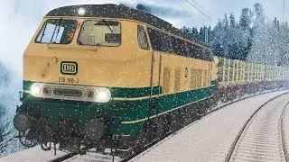 ZWANGSBREMSUNG | Schwarzwaldbahn & Holztransport | TRAIN SIMULATOR 2020 | BR 218 Deutsche Bundesbahn