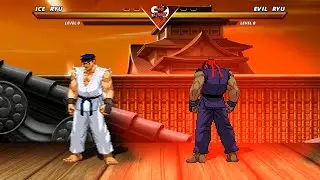 ICE RYU vs EVIL RYU - Highest Level Incredible Epic Fight!