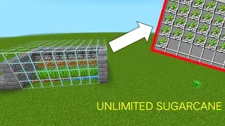 This Sugarcane Farm Prints Paper 😱#Minecraft #MinecraftBedrock #SugarcaneFarm