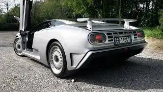 Bugatti EB110 GT Sound - Accelerations & Revs