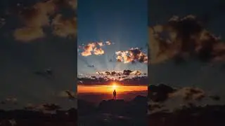 why does the sky glow red at sunset? #sunset #redsky