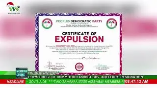 MORNING SPRING: PDP'S HOUSE OF COMMOTION AMIDST GOV. ADELEKE'S RESIGNATION