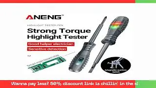 Review ANENG B05 Word/cross Screwdrivers Neon Bulb Indicator Meter Electric Pen Insulated Electricia