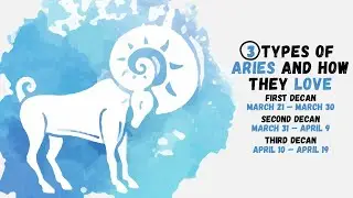Understanding Aries Decans Personality and Love #Aries
