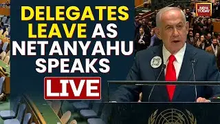 LIVE: UN Delegates Stage Walkout Amid Israeli PM Benjamin Netanyahu's Address At UNGA | Gaza News