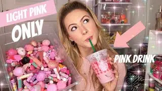 My LIGHT PINK lip balms Decide what I eat for 24 Hours CHALLENGE!