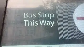 Learn Welsh; Bus stop. Dysgu yr iaith Gymraeg.