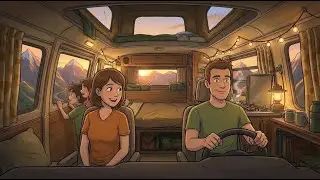 American Family Living in a Van | A 2D Animated Life Story