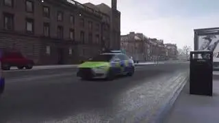 The official police scotland traffic division trailer