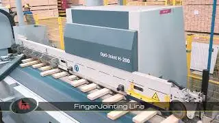 Horizontal finger-jointing line - Opti-Solution (1402)