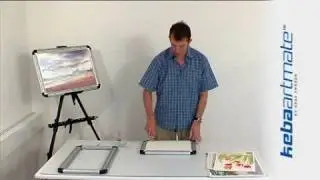 Ben Haslam uses a Kebaartmate Paper stretcher