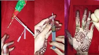 How to make injection 💉 needle mehndi cone at home | Making injection mehndi tool #needlemehndi ❤️❤️