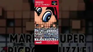 Mario's Super Picross Solutions WARIO 2-A, 2-B, 2-C & 2-D