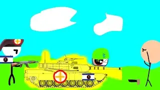 Killing an &Ouml;FTR Soldier At The Warfare With My Special Tank And My Forces