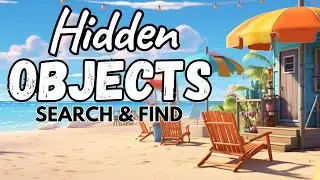Hidden Objects Game Beach | Puzzle #1 | Learning for Kids