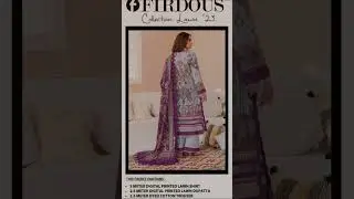 Firdous lawn dupatta collection at just rs 1600/- book now #pakistanisuits #trendingshorts